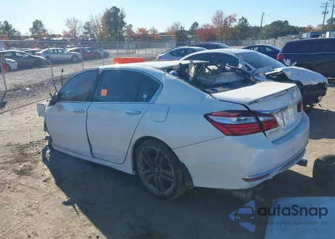 2017 Honda Accord Sport from USA, damaged, VIN 1HGCR2F54HA007803